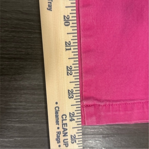 J.Crew Slim Wide Leg Crop Pant Hot Pink Size 27 - Picture 6 of 7